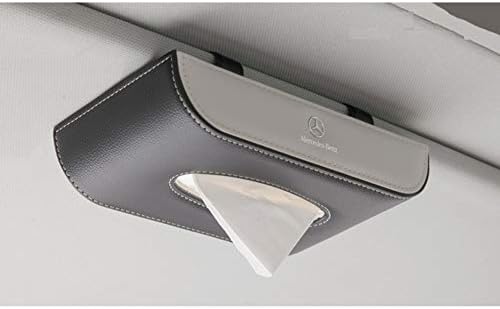 メルセデスベンツ 国内送料無料 専用 ティッシュボックス 革 Puレザー 車 車用サンバイザーティッシュホルダー 高級 便利 車内収納 インテリア ティッシュカバー 車載 ティッシュケース 車用品 高い質感