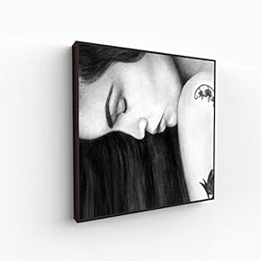 Canvas Wall Art for Living Room, Bedroom Portrait Framed Canvas Prints for Home Decoration Ready to Hang - 16x16 inches