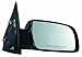 FOCOPO 335-5432R3ML Replacement Passenger Side Door Mirror Set (This product is an aftermarket product. It is not created or sold by the OE car company), Black