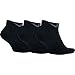 Nike Dri-FIT Cushion Low-Cut Training Socks, Large, Black/Flint Grey 3-pair