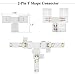 Yifantacy LED Strip Light Connectors Kits, 2-Pin 8mm Connector, Adapter Cable, L and T Shape Connector, Mounting Brackets and Srews, (Ideal for 2-Pin 8mm Wide 3528/2835 Single Color LED Tap)