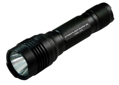 Streamlight 88040 ProTac HL 750 Lumen Professional Tactical Flashlight with High/Low/Strobe w/ 2 x CR123A Batteries