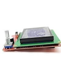 biqu LCD 12864 versión Graphic Smart Display módulo driver con adaptador y cable para RAMPAS 1.4 RepRap 3d Printer Kit