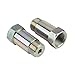 2PCS Oxygen O2 Sensor Defouler Straight M18 x 1.5 fits Header and Exhaust Pipes Stainless Steel
