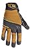 Custom Leathercraft160XX Contractor XtraCoverage Flex Grip Work Gloves, XX Large, Black, Brown