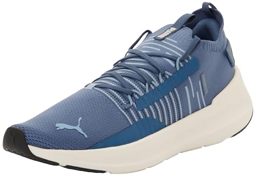 Tenis Unisex Softride Symmetry Fuzion LsRoad para Correr, Dark Indigo Cool Blue Alpine Snow, 37 EU
