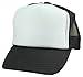 2 Packs ImpecGear Youth Cap Kid's Baseball Caps Trucker Hats Summer Mesh Cap (2 FOR Price of 1) (Black/White)