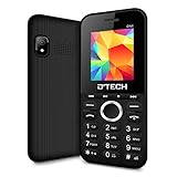 New D'Tech One - GSM Factory Unlocked Basic Feature Phone - Radio - Dual SIM - Music Player - Torch Light - VGA Camera (Black)