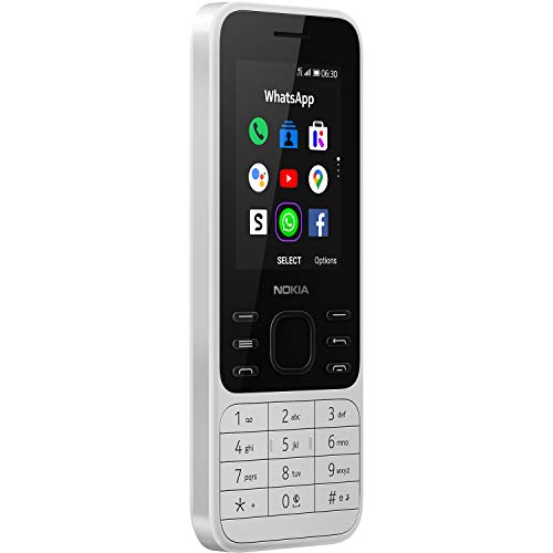 Nokia 6300 4G | Unlocked | Dual SIM | WiFi Hotspot | Social Apps | Google Maps and Assistant | Powder White - Image 3