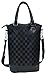 Vina 2 Bottle Wine Tote Bag - Travel Insulated Padded Wine/Champagne Carrier Cooler Case with Handle and Shoulder Strap + Free Corkscrew, Great Wine Lover Gift, Black