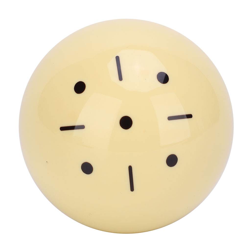 Alomejor Billiard Pool Ball American British Snooker Dot-Spot Pool Ball Crystal Standard Large Billiards Cue Ball for Snooker Practice Training(52.5MM-British Snooker)