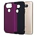 LG G5 Case, Pandawell™ [Corner Protection] Slim Thin Hybrid Dual Layer Shock Absorbing Impact Resist Case Cover for LG G5 (Purple/Black)