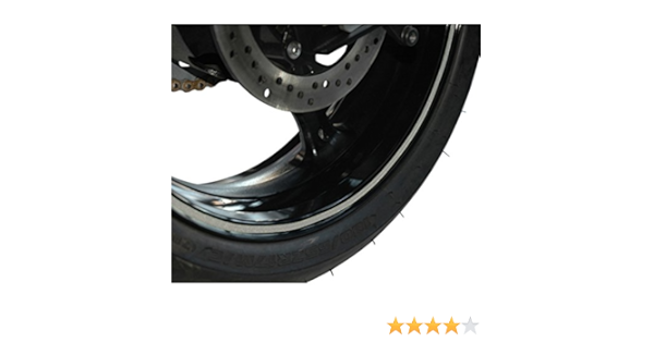 V Parts - 838pl : Cinta Decorativa tirillas Adhesivas Pegar Vinilo para llanta
