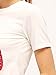 ROMWE Women's Summer Short Sleeve Sequin Lip Print T Shirts Tops White S