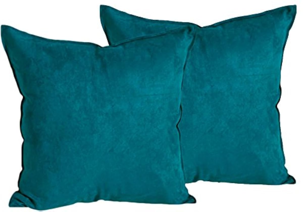 2Pack Cushion Covers Comfortable Faux Suede Decorative Throw Pillow