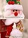 ElementDigital Computer Monitor Cover, Computer Case Christmas Three-Dimensional Cartoon Decorations for Home Mall Office Photography Christmas New Year (Santa Claus)thumb 3
