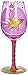 Enesco Designs by Lolita “Best Coworker Ever” Hand painted Wine Glass, 15 oz.