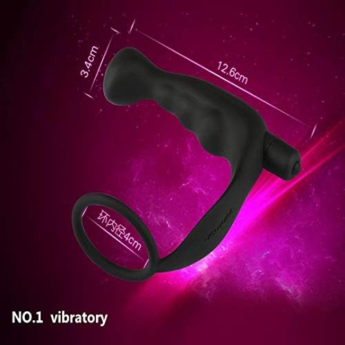 Electric Shock 4 Types Vibratoy Ring+e Plug Male Prostata Massage Delay Couples Flirting Funny Toy Products Shop,NO.1
