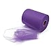 KING DO WAY Tulle Roll Spool 6 Inch x 100 Yards (300FT) Wedding Party Decoration Dark Purple