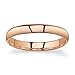 Tesori & Co 10k Yellow or White or Rose Gold Light Comfort Fit 3mm Wedding Band