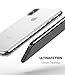 Ringke Air Compatible with iPhone Xs Max Case Qi Wireless Charging Compatible Lightweight Transparent Flexible TPU Scratch Resistant Cover for iPhone Xs Max 6.5 inch (2018) - Clear