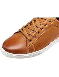 JOUSEN - Zapatillas de piel para hombre