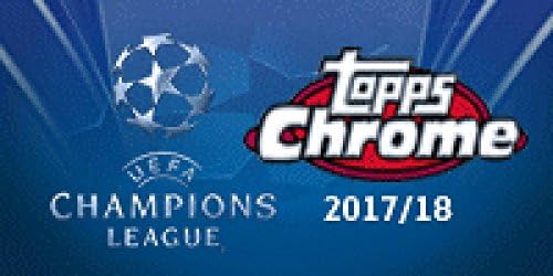 2018 Topps Chrome UEFA Champions League Soccer Hobby Box (18 Packs/4 Cards: 1 Autograph)