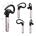 NENRENT S580 Bluetooth Headset,Longest Call Time Up to 12-15 Hour Wireless Headphone Earphone Earpiece with Mic Hands-Free Calls for iPhone 6 6S 7 Plus X Ipad Samsung LG HTC 1 Piece Rose Gold