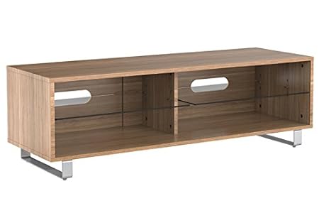 1home Soporte de TV Soporte de Cristal de Estante hasta 60"TV de