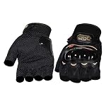 Adroitz Half Bike Racing Gloves,Sports, Hiking, Cycling, Travelling, Camping, Outdoor, Motorcycle Riding Fingerless Half Finger Work Outdoor Gloves