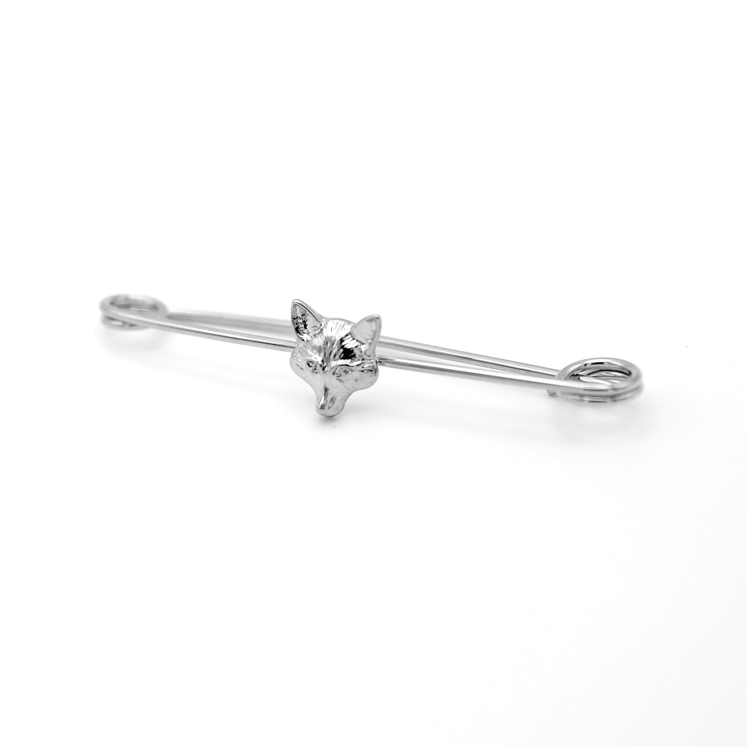 Equetech Foxhead Traditional Stock Pin - Silver One size (Silver)