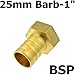 RIfengTubi Brass Hose Barb Fitting 16Mm 19Mm 25Mm 32Mm Barbed Tail 1