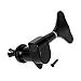 Pack of 5pcs Bass Tuning Pegs Black Sealed Machine Head for 5 String Bass 2L3R