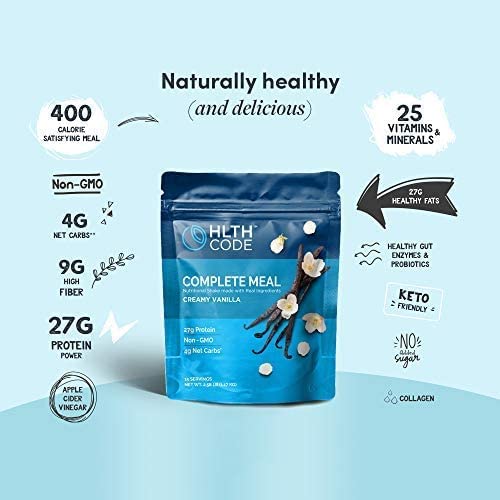 HLTH Code Complete Meal Replacement Powder High Protein Creamy