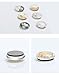 Glass Fridge Magnets Round White Marble Refrigerator Magnets for Decoration, Dry Erase Board, Whiteboard Calendar Maps, 30mm(1.18