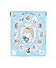 tiny ideas Baby's First Year Keepsake Picture Photo Frame, Silver/Blue