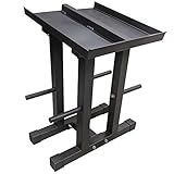 Titan Adjustable Dumbbell Column Stand and Plate Tree Power Block