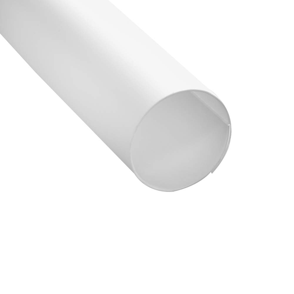 Photo 1 of *** CRACKS AT THE EDGE OF ITEM*** Prime-Line M 6101-1 60 In. White Plastic Shower Rod Cover (Single Pack)