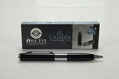 Hidden Camera Spy Pen Recorder - Real Spy Gear Camera Rec Pen - NO BLINKING LIGHTS by 1 Eye Products