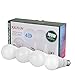 JULLISON A19 LED Light Bulb, 14W, 1500 Lumens, 100W Equivalent, 3000K Warm White, CRI80+, Non-dimmable, E26 Base, UL-Listed(4-Pack)
