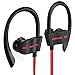 Bluetooth Headphones Wireless Earbuds Sport In-Ear IPX7 Sweatproof Earphones with Mic Super sound quality Bluetooth 4.1 ，8 Hours Play Time, Noise Cancelling Headsets Secure Fit Design Red