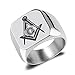 316L Stainless Steel Masonic Ring for Men Master Masonic Signet Ring Mason Ring Jewelry (S12)