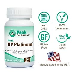 Peak Pure & Natural Peak BP Platinum from 30 Capsules