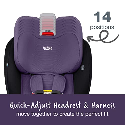 Britax Boulevard Clicktight Convertible Car Seat, Purple Contour