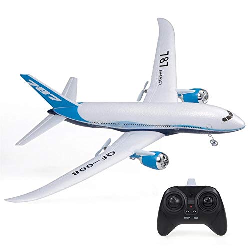 Anmy Boeing 787 Flugzeug Miniaturmodell Flugzeug RC Flugzeug Fernbedienung (Farbe : White, Size : One Size) – Bild 4