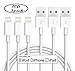 Cordify 3Pack 10FT Lightning Cable Cords 8 Pin USB Sync and Charging Cords charger Compatible with iPhone 7/7 Plus/6s/6s Plus/6/6 Plus/5s/5c/5/SE, iPad/iPod (White)