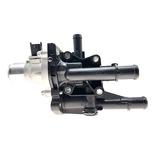 Engine Coolant Thermostat Housing with Sensor Gasket for 2011-2016 Chevrolet Cruze 2012-2017 Chevrolet Sonic 2013-2017 Chevrolet Trax Replaces # 25192228