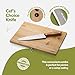 Wealers Kitchen Cutting Board – Chopping Knife and Board Set – Wooden Professional Knife with Foldable Board – Travel-Friendly Kit Ideal for Camping & Picnics – Durable Wood & Stainless-Steelthumb 2