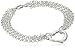 Sterling Silver Multi-Chain Heart Bracelet, 7.25
