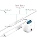 LEMANCA Earbuds Headphones Wired Earphones Stereo Bass Noise Cancelling with Microphone and Volume Control for iPhone 4–6SP ipad and All Android Smartphones with 3.5mm Interface or MP3 4 (White)thumb 4